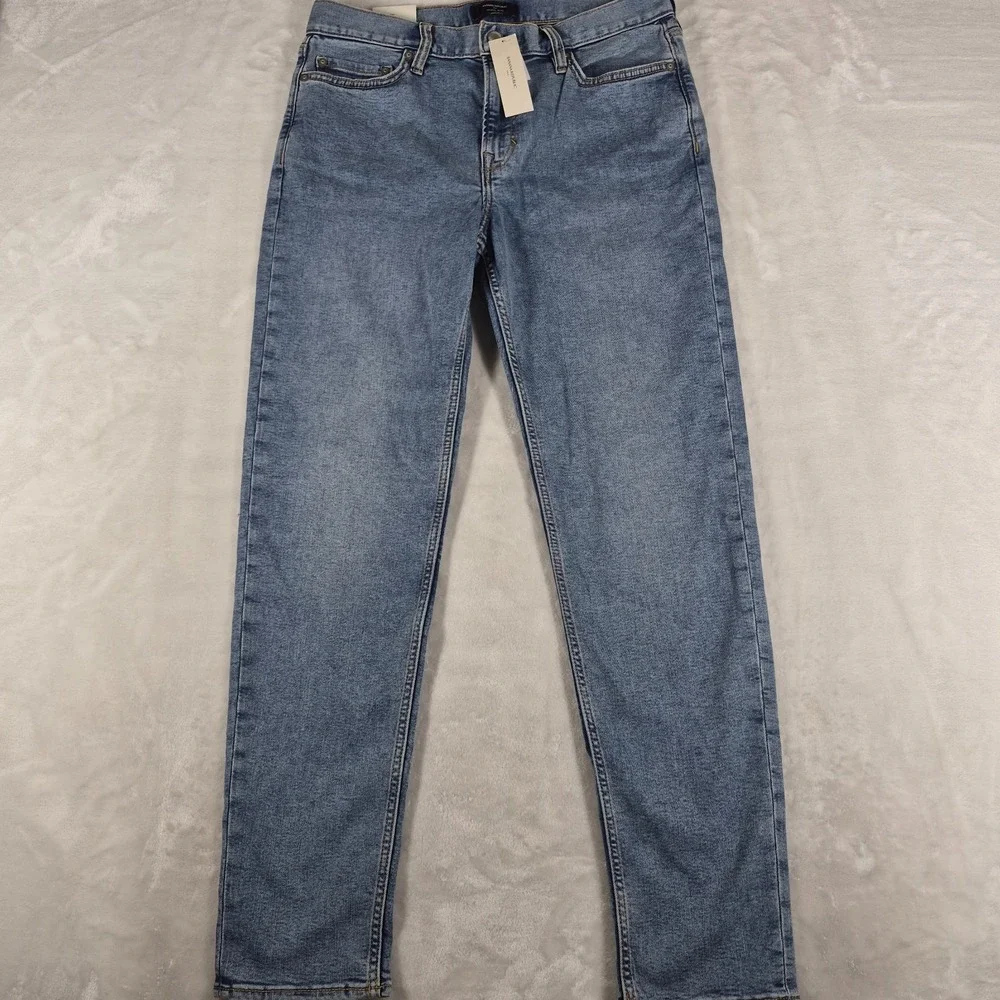 Banana Republic Travel Jeans Men's‎ 32x32 Blue Denim Slim Fit Stretch Casual NWT